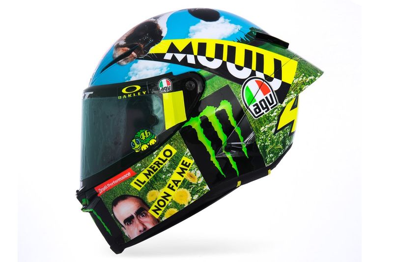 Casco de Valentino Rossi, Petronas Yamaha SRT  