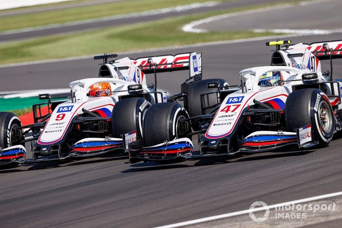 Mick Schumacher, Haas VF-21, Nikita Mazepin, Haas VF-21