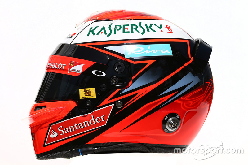 Helm von Kimi Räikkönen, Ferrari