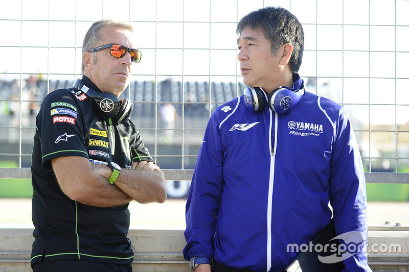 Hervé Poncharal, Monster Yamaha Tech 3, Teamchef; Kouichi Tsuji, Yamaha Motor Company ,Geschäftsführ