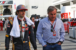 Carlos Sainz Jr., Scuderia Toro Rosso met zijn vader Carlos Sainz