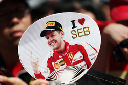 Ein Fan von Sebastian Vettel, Ferrari