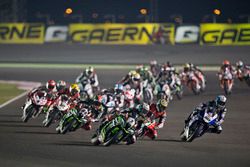 Start action, Jonathan Rea, Kawasaki Racing