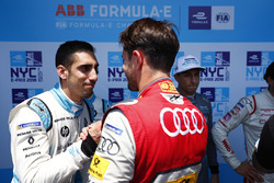 Sébastien Buemi, Renault e.Dams, et Daniel Abt, Audi Sport ABT Schaeffler