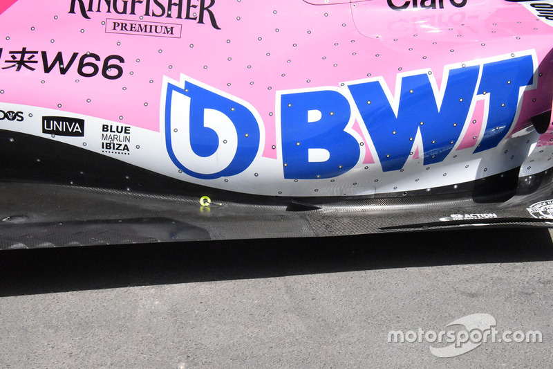 Force India VJM11 floor detail