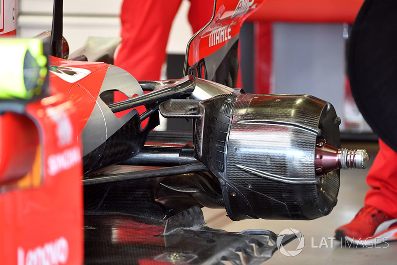 Ferrari SF71H rear wheel hub