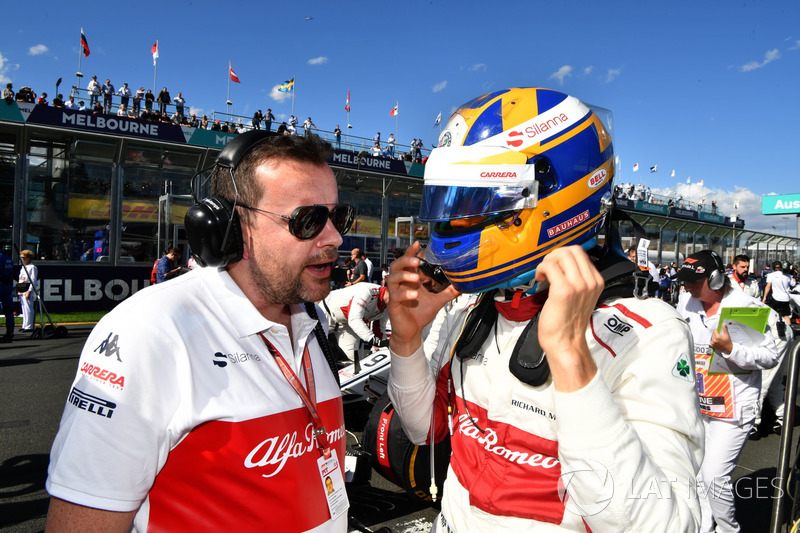 Marcus Ericsson, Sauber, in griglia