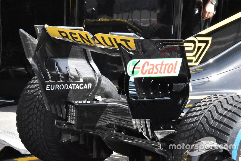 Renault Sport F1 Team R.S. 18 arka kanat detayı