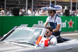Lance Stroll, Williams lors de la parade des pilotes