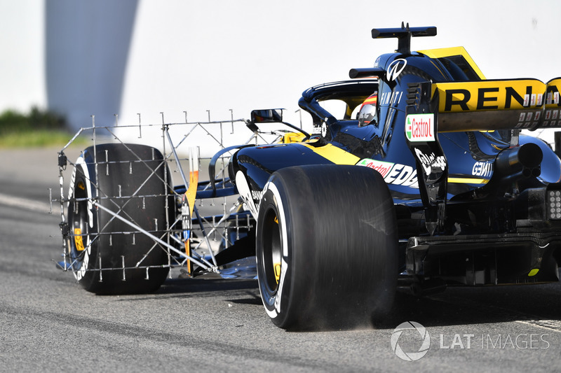 Carlos Sainz Jr., Renault Sport F1 Team R.S. 18 aero sensörü