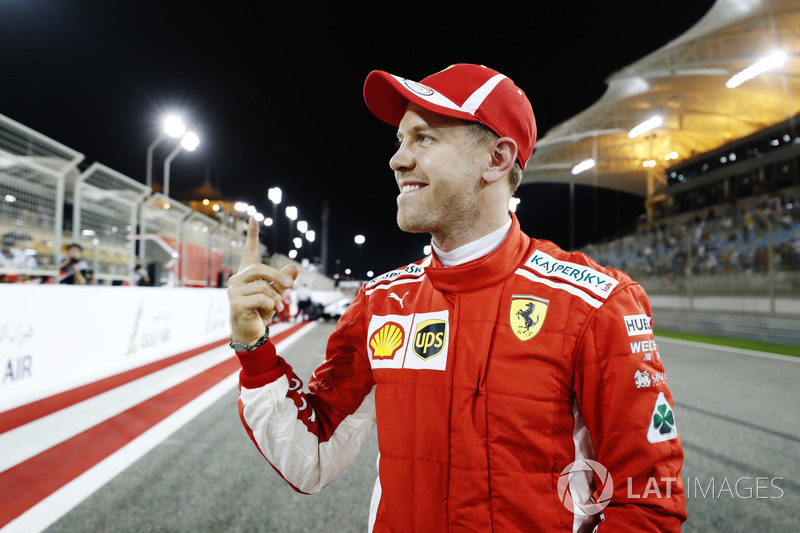 Ganador de la pole Sebastian Vettel, Ferrari SF71H