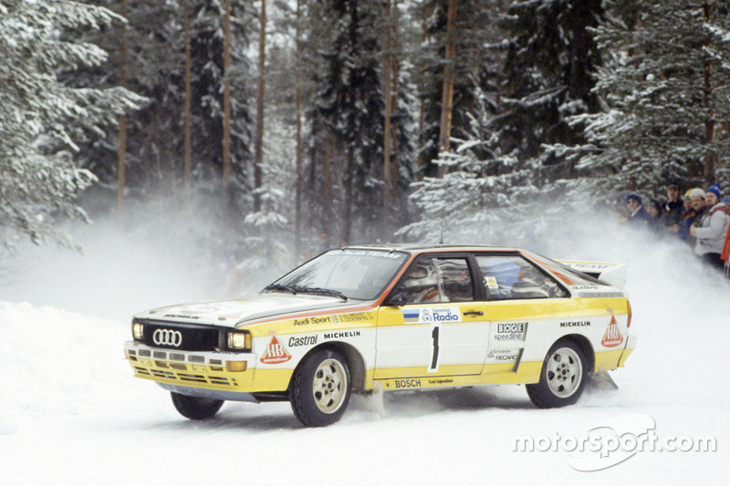 Stig Blomqvist, Bjorn Cederberg, Audi Quattro A2