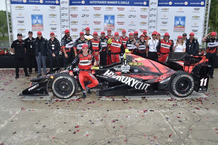 Ganador de la carrera Sébastien Bourdais, KV Racing Technology Chevrolet