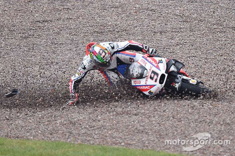 Unfall: Danilo Petrucci, Pramac Racing