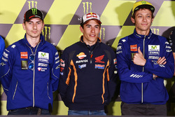 Хорхе Лоренсо, Yamaha Factory Racing, Марк Маркес, Repsol Honda Team, Валентино Россі, Yamaha Factor