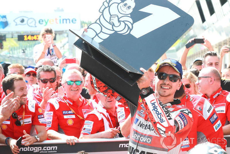 Winner Jorge Lorenzo, Ducati Team