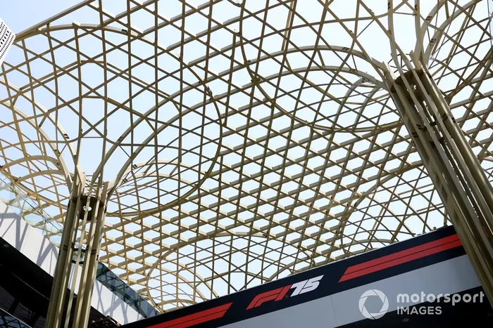 Architectural details in the Paddock 