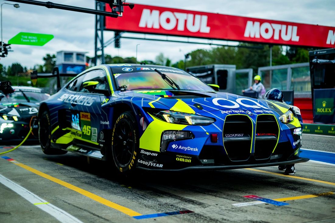 #46 Team WRT BMW M4 LMGT3: Ahmad Al Harthy, Valentino Rossi, Kelvin Van Der Linde