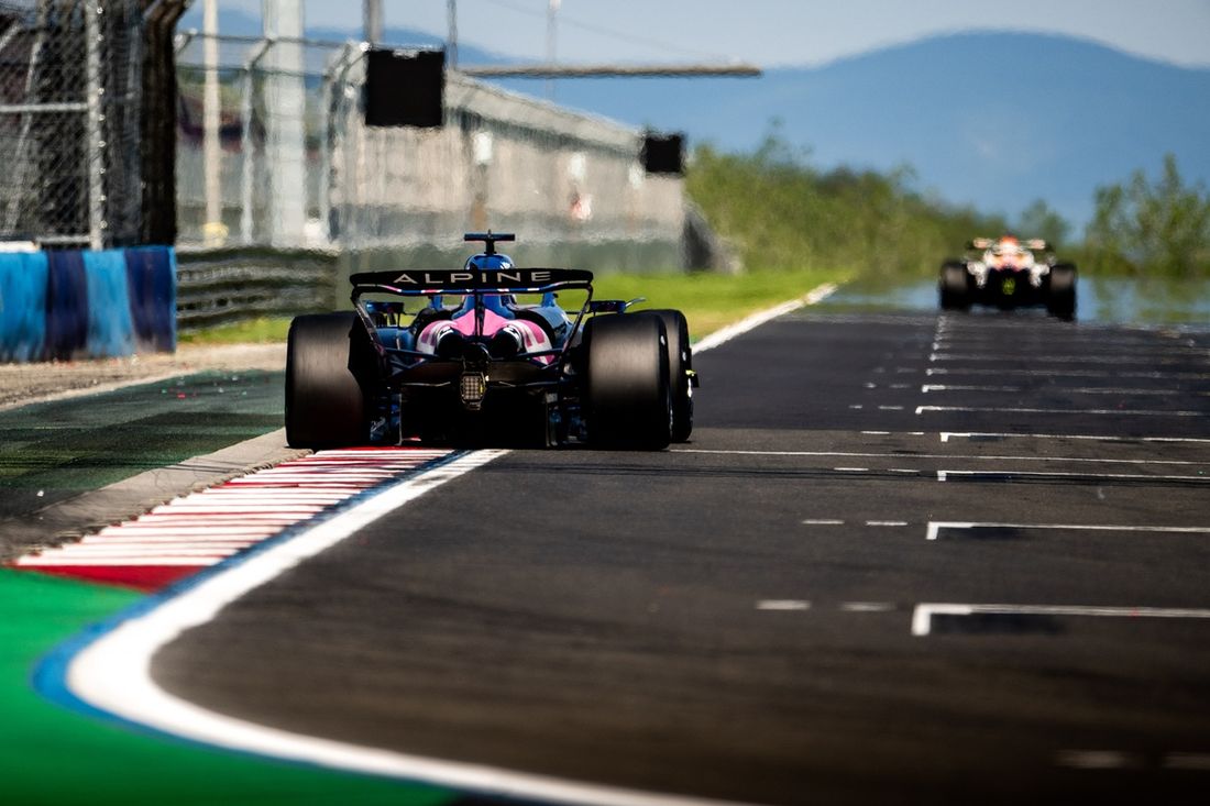 Paul Aron, Alpine, pruebas Pirelli Hungaroring