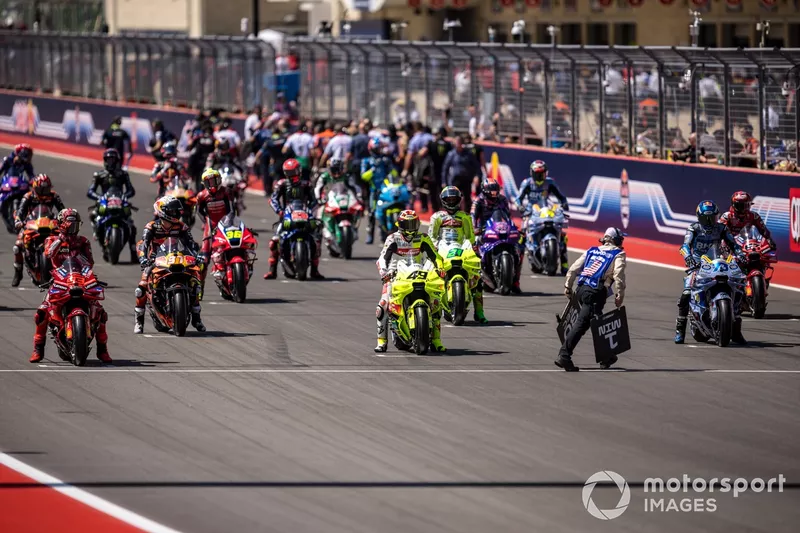 Départ de la course de vitesse