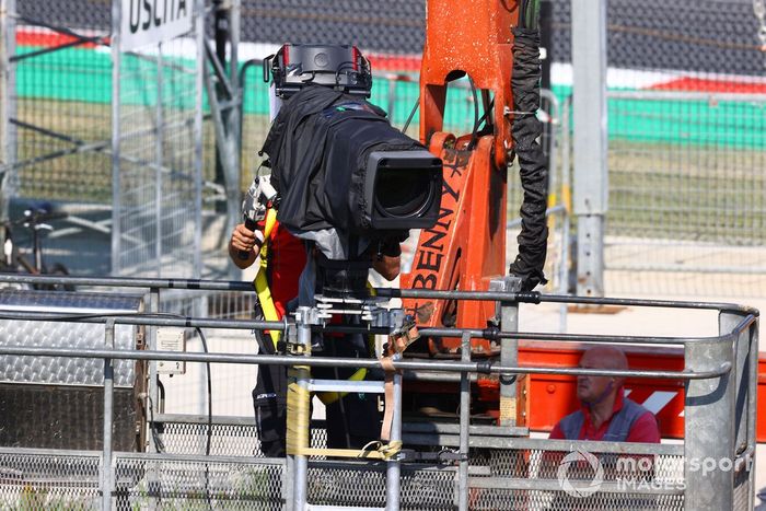 Cámara de TV en Misano