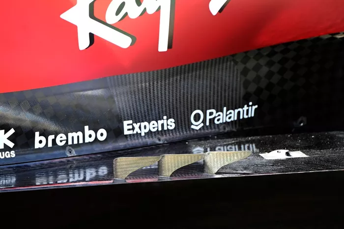 Detalle técnico del Ferrari SF21