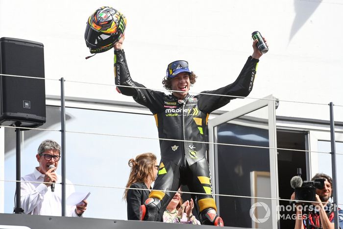 Podio: tercer lugar Marco Bezzecchi, VR46 Racing Team