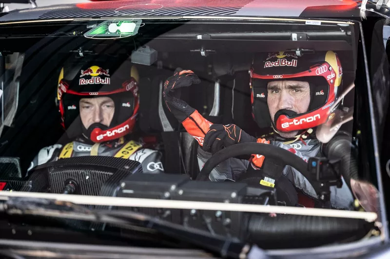 Stéphane Peterhansel,  Edouard Boulanger, Audi RS Q e-tron E2