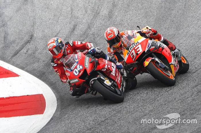 Andrea Dovizioso, Ducati Team, Marc Marquez, Repsol Honda Team