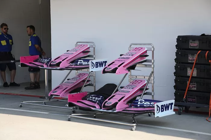 Alerón delantero del Racing Point RP19