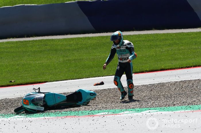 Jaume Masia, Leopard Racing caida