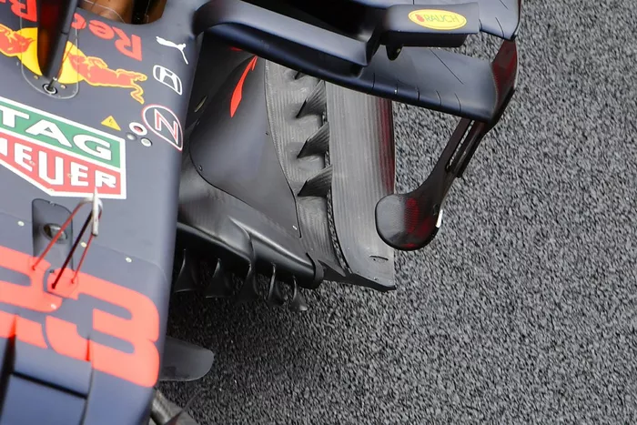 Red Bull Racing RB16 detalle del piso