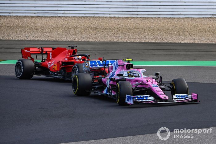 Nico Hulkenberg, Racing Point RP20, Sebastian Vettel, Ferrari SF1000