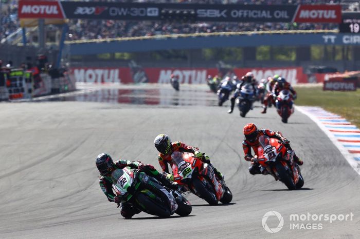 Alex Lowes, Kawasaki Racing Team WSBK, Alvaro Bautista, Aruba.it Racing Ducati, Michael Ruben Rinaldi, Aruba.it Racing Ducati