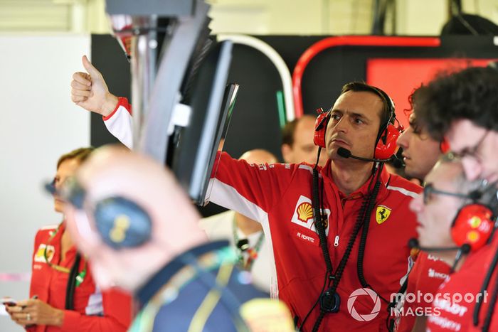 Riccardo Adami, ingeniero de carreras de Ferrari