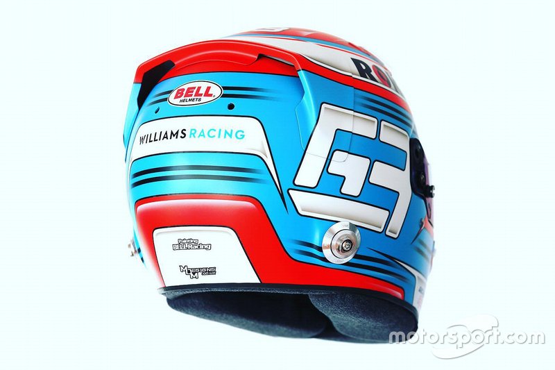 Casque de George Russell, Williams
