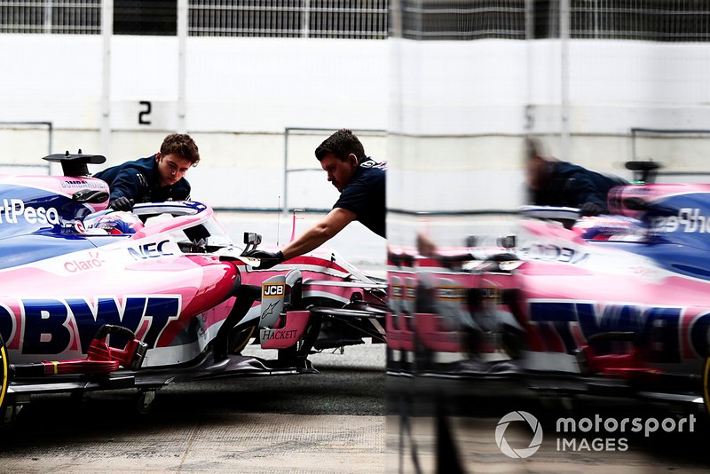 Sergio Perez, Racing Point F1 Team RP19 riflesso