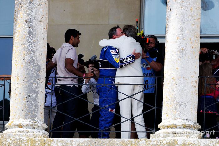 Nigel Mansell, Williams FW15B y el Duque de Richmond