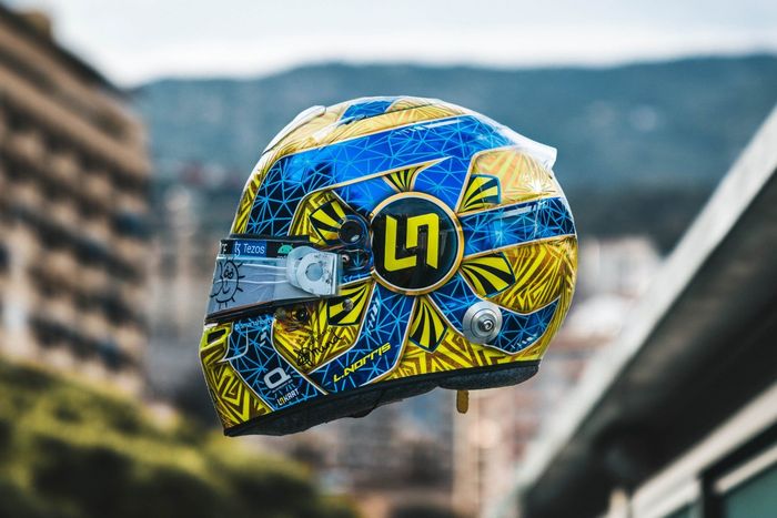 Casco de Lando Norris, McLaren