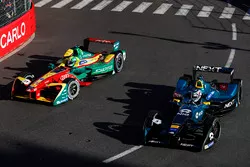 Nelson Piquet Jr., NEXTEV TCR Formula E Team, leads Lucas di Grassi, ABT Schaeffler Audi Sport
