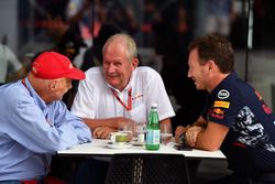 Niki Lauda, Mercedes AMG F1, Dr. Helmut Marko, Red Bull Racing Motorsport y Christian Horner, Red Bu