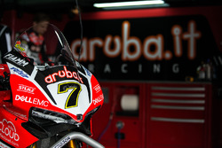 La moto de Chaz Davies, Ducati Team