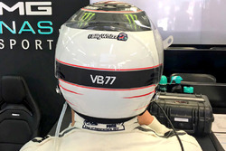 Valtteri Bottas, Mercedes AMG F1 avec un sticker #BillyWhizz