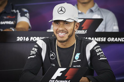 Lewis Hamilton, Mercedes AMG F1, en conférence de presse FIA