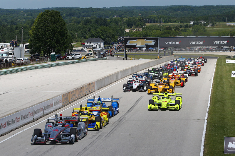 Start: Will Power, Team Penske Chevrolet leads