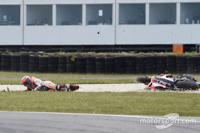 Marc Marquez, Repsol Honda Team crash