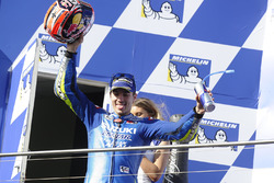 Podium: derde Maverick Viñales, Team Suzuki Ecstar MotoGP