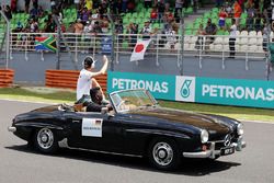 Nico Rosberg, Mercedes AMG F1 en el desfile de pilotos