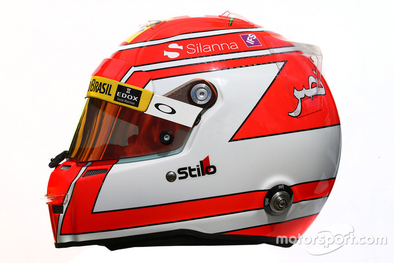 Il casco di Felipe Nasr, Sauber
