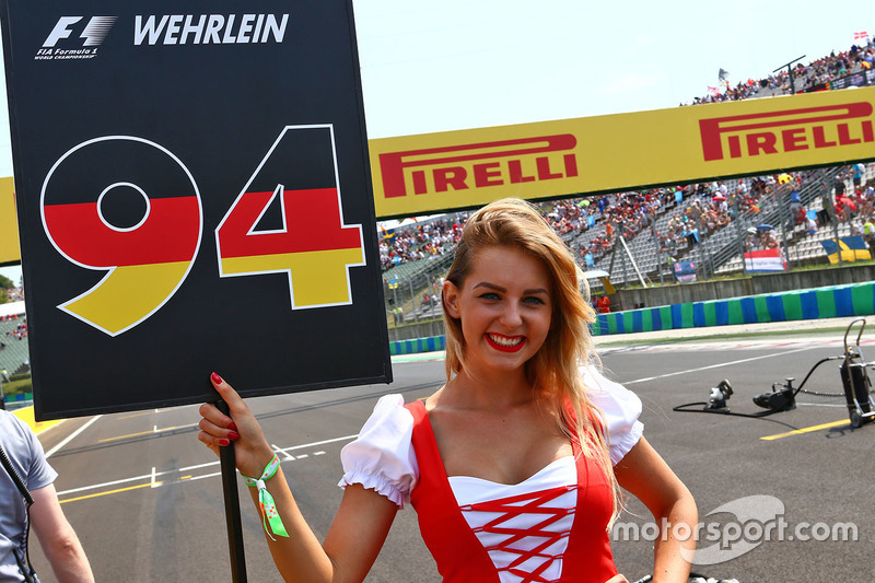 Chica de la parrilla de Pascal Wehrlein, Manor Racing